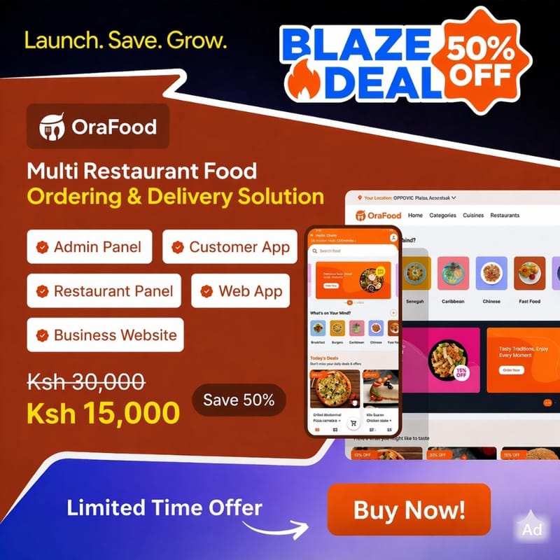 OraFood product poster